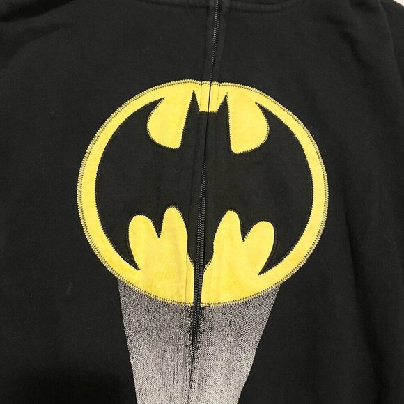 Batman DC Comics Zip Up Hoodie with Mask Boys Missing Size Tag - Picture 2 of 16